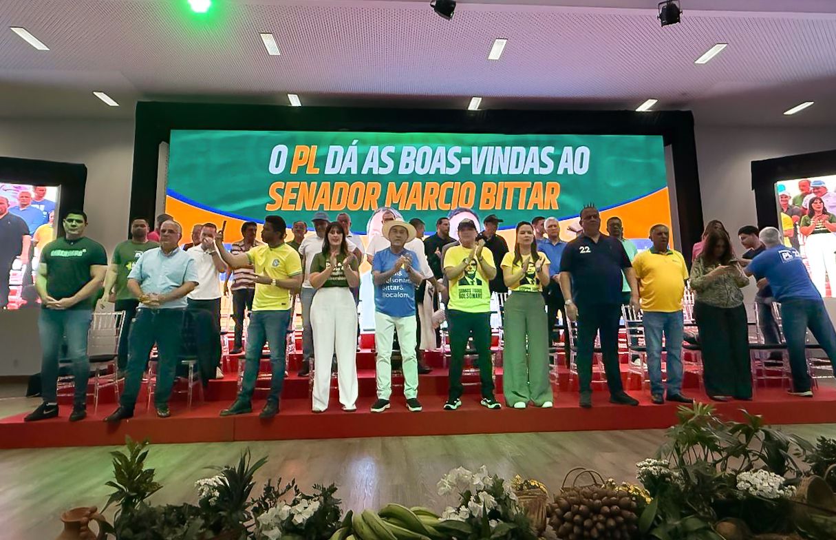 Eduardo Gomes participa de ato de filiação de Márcio Bittar ao PL no Acre