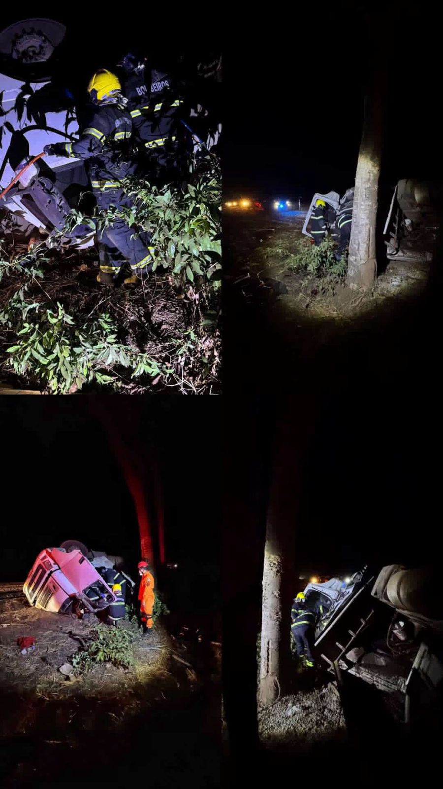 Caminhoneiro morre preso às ferragens após capotamento na BR-153 em Barrolândia Caminhoneiro morre preso às ferragens após capotamento na BR-153 em Barrolândia