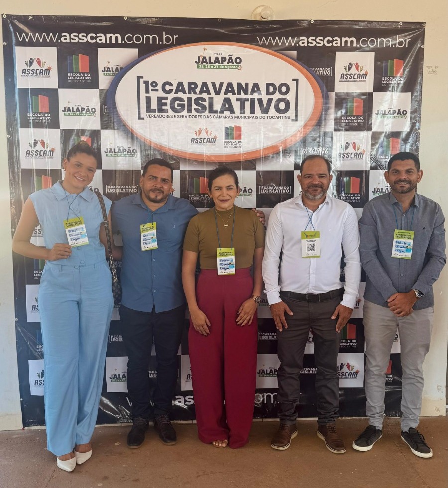 Vereadores de Lagoa da Confusão participam da 1ª Caravana do Legislativo em São Félix do Tocantins