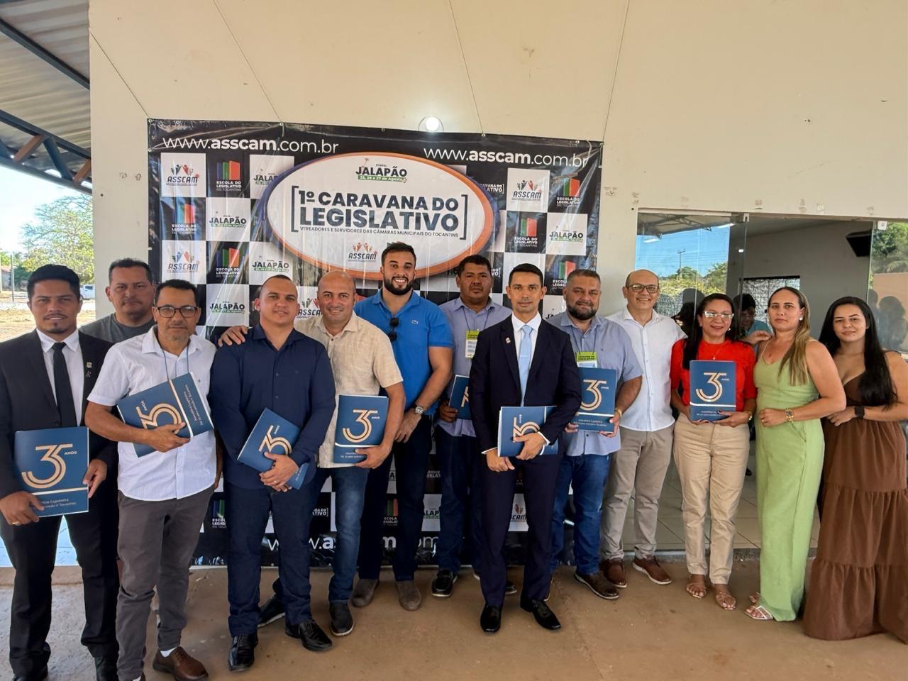 Pré-candidato a deputado federal, André Luiz, participa da 1ª Caravana do Legislativo em São Félix do Tocantins ao lado de vereadores e lideranças políticas