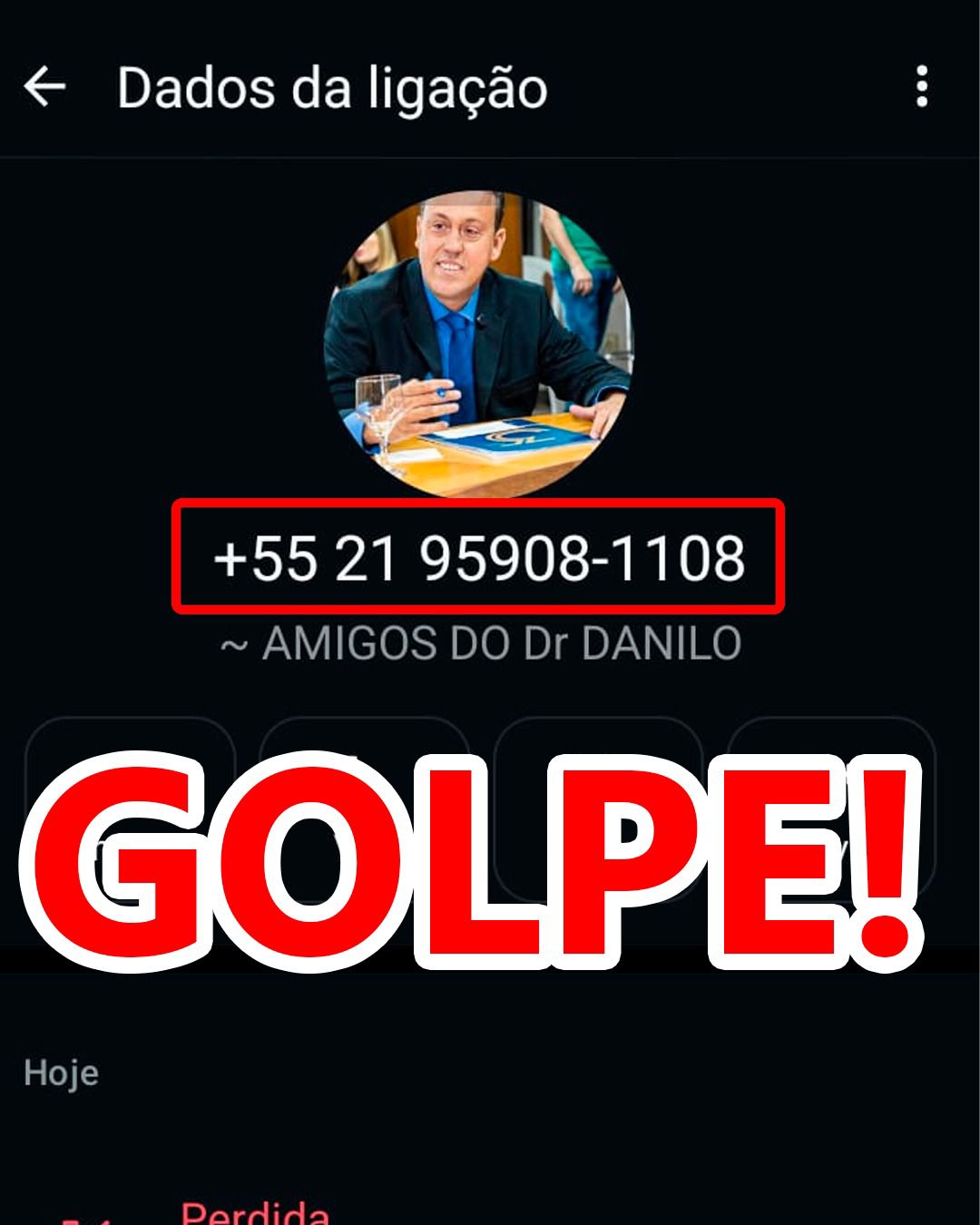 Assessoria do deputado Danilo Alencar alerta sobre golpe envolvendo número falso de telefone