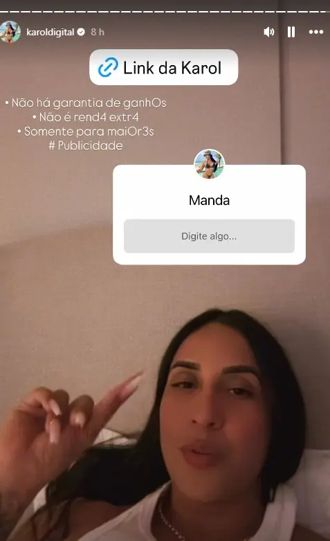 Influenciadora Karol Digital é presa em operação contra jogos ilegais em Araguaína
