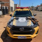 Três homens são presos pela PM por porte ilegal de arma de fogo em Sandolândia
