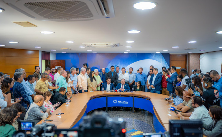Laurez Moreira assume governo em exercício e anuncia prioridade por transparência e eficiência no Tocantins