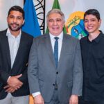 Celso Morais participa da abertura da Feneva Agro Tech 2025 ao lado do governador em exercício Laurez Moreira