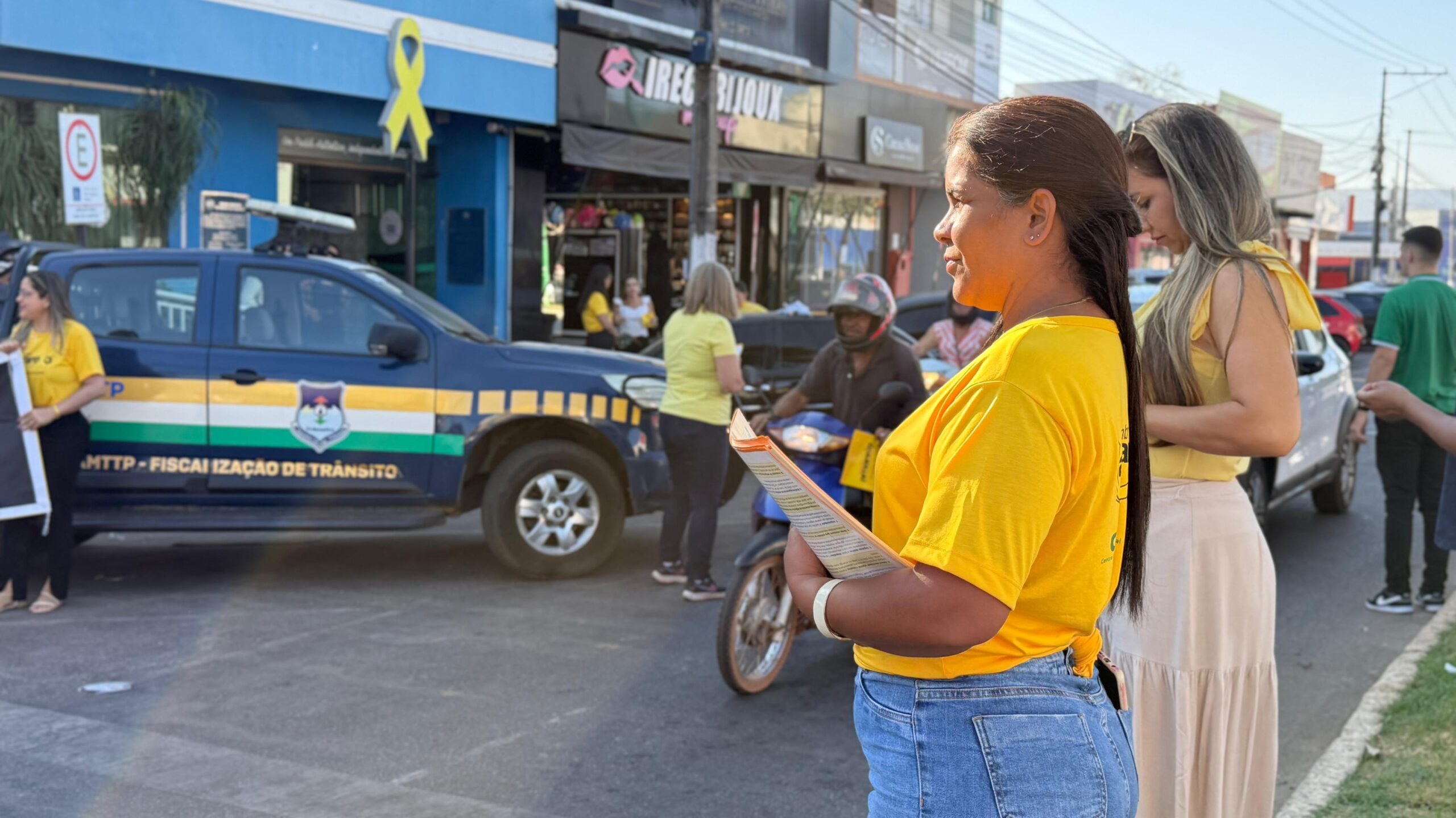 Secretaria de Saúde de Paraíso realiza blitz educativa em alusão ao Setembro Amarelo Secretaria de Saúde de Paraíso realiza blitz educativa em alusão ao Setembro Amarelo