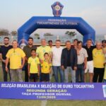 Amistoso histórico entre Seleção Brasileira Sub-15 e Seleção de Ouro movimenta Palmas