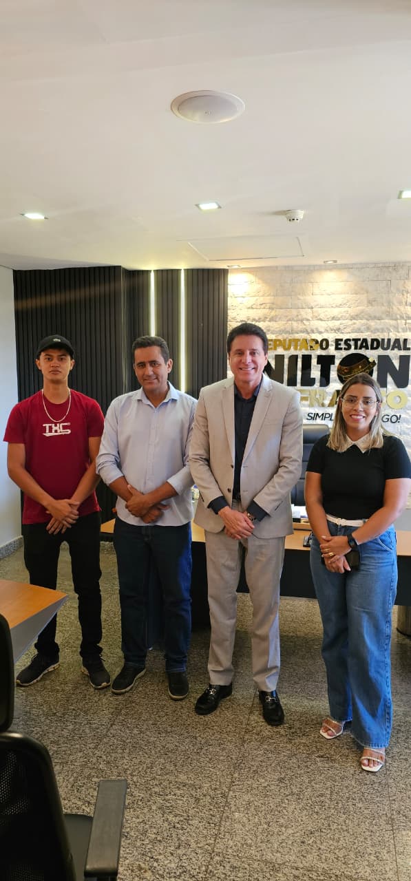 Deputado Nilton Franco recebe lideranças do Tocantins em agenda de diálogo e fortalecimento de parcerias