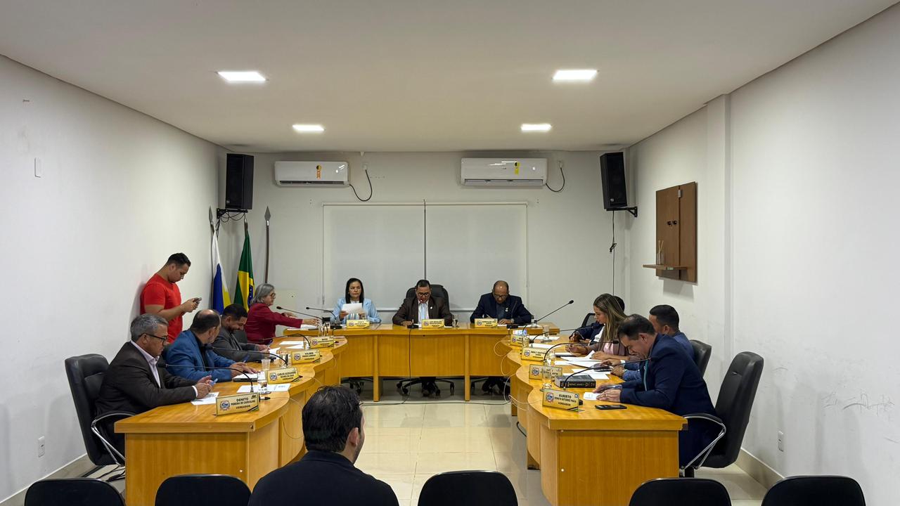 Câmara de Lagoa da Confusão realiza 33ª Sessão Ordinária com foco em saúde, infraestrutura e transparência