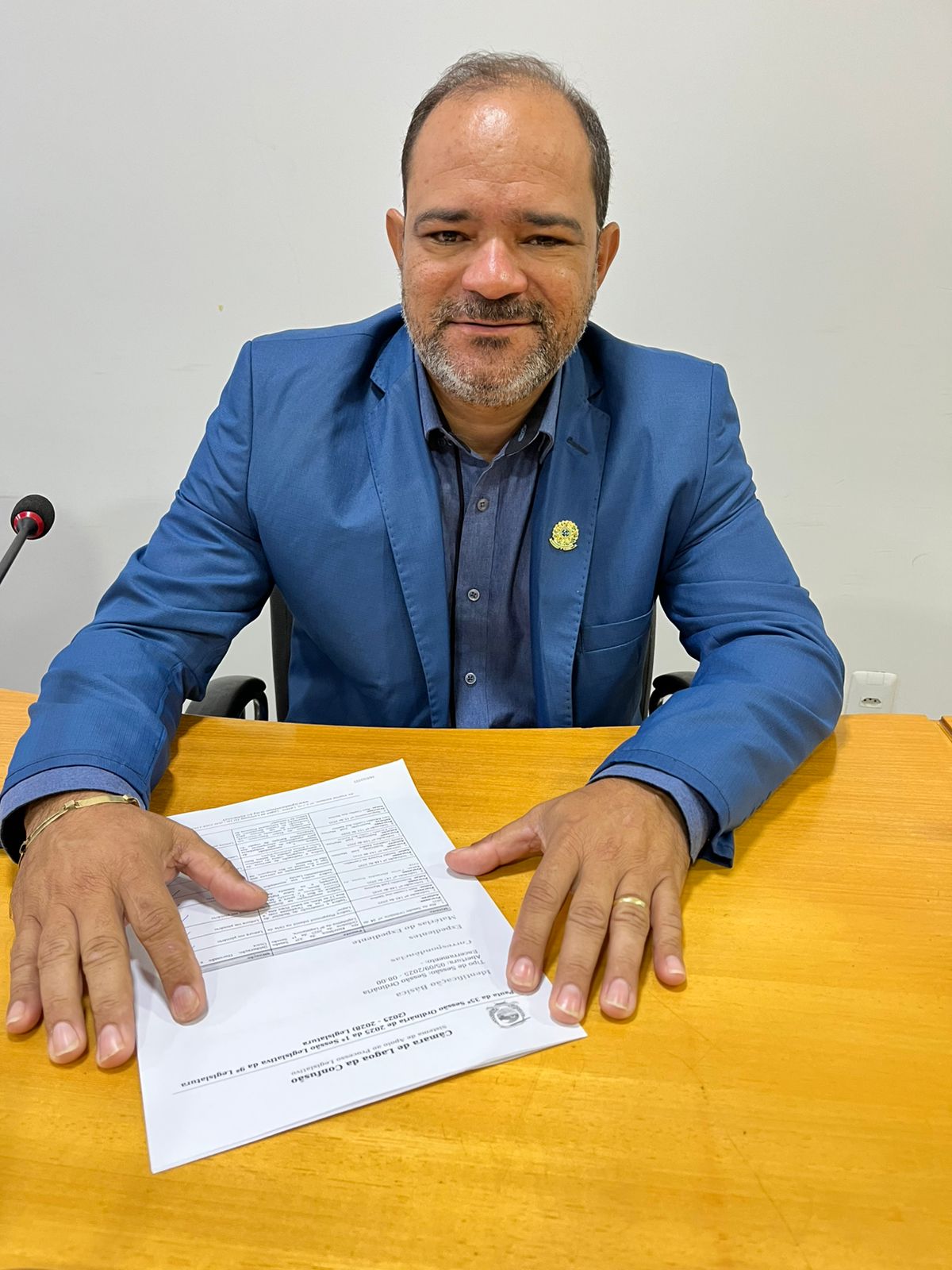 Vereador Carlos Alexandre solicita manutenção na iluminação pública em Lagoa da Confusão