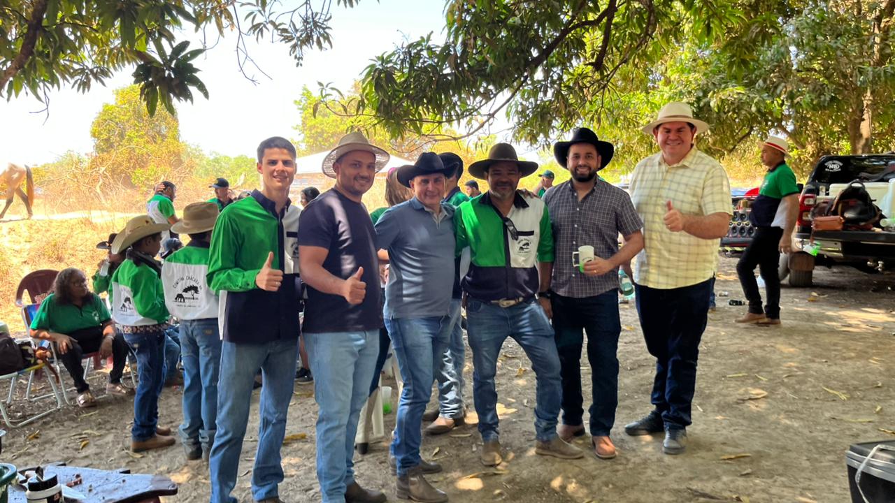 Presidente da Câmara de Lagoa da Confusão participa da tradicional Cavalgada Ecológica