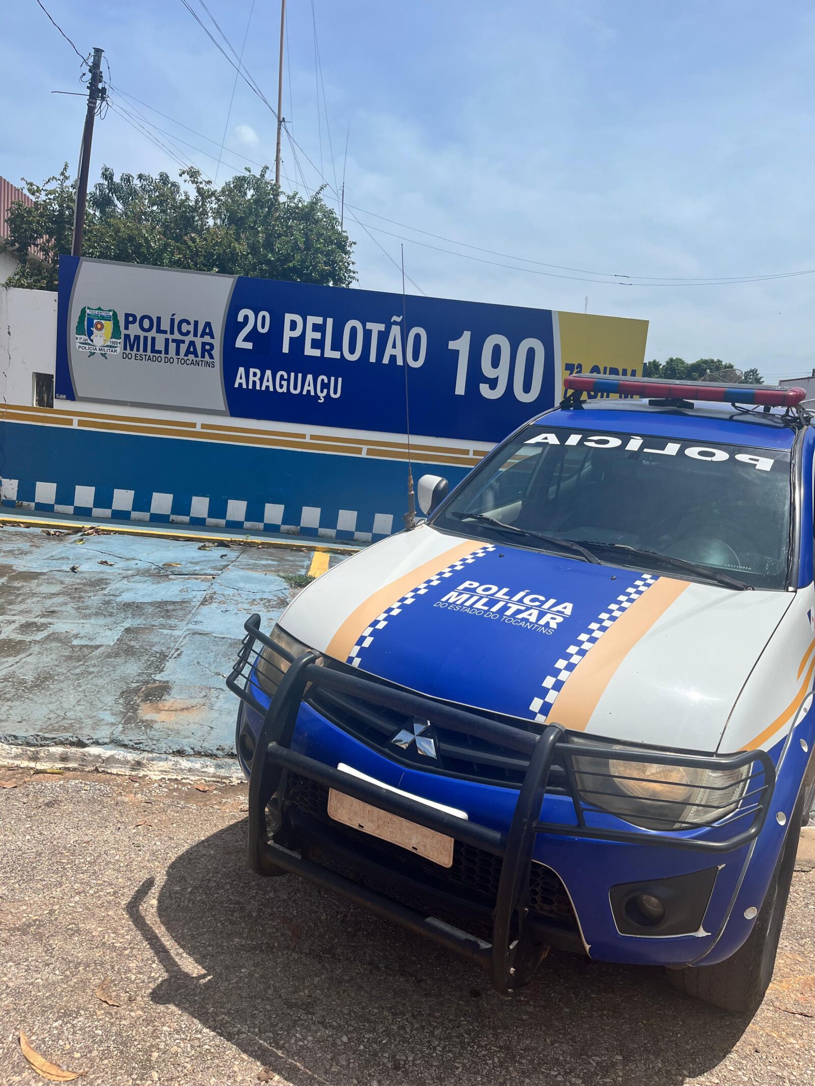 Polícia Militar prende homem por tentativa de homicídio em Araguaçu