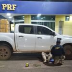 PRF apreende caminhonete clonada e sem registro em fiscalização na BR-153 em Gurupi