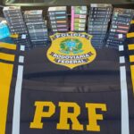 PRF apreende carga de cigarros eletrônicos transportada ilegalmente em Guaraí