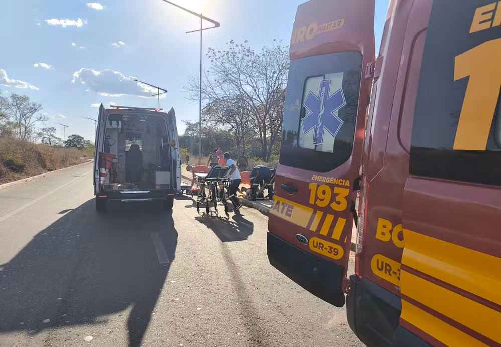 Motociclista sofre amputação da perna em grave acidente em Gurupi