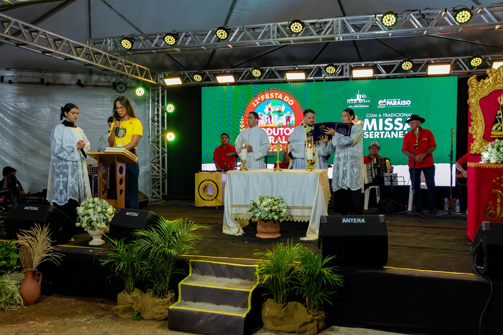 Fé, tradição e valorização do campo marcam a abertura da 12ª Festa do Produtor Rural em Paraíso do Tocantins