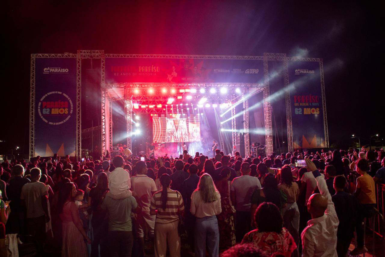 Show gospel de Maria Marçal abre programação dos 62 anos de Paraíso do Tocantins com noite de fé e emoção