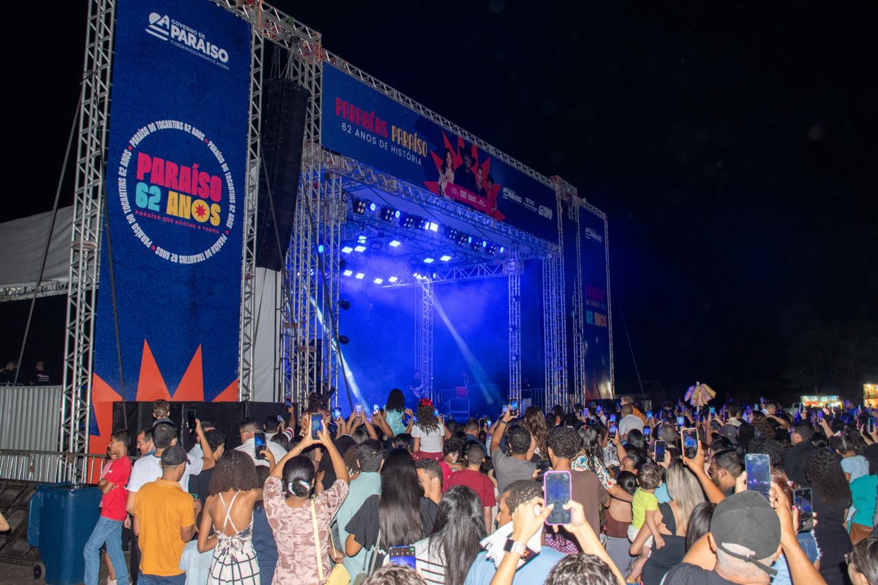 Show gospel de Maria Marçal abre programação dos 62 anos de Paraíso do Tocantins com noite de fé e emoção