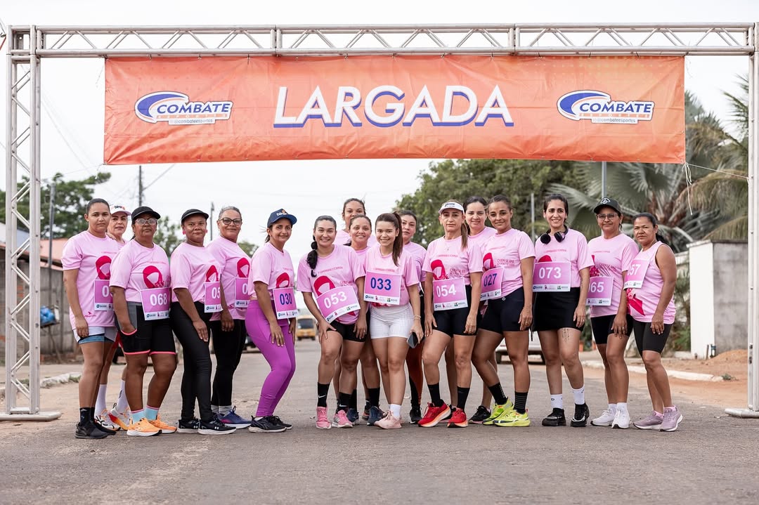 1º Corrida e Caminhada Outubro Rosa reúne comunidade em um grande ato de conscientização e amor à vida em Santa Rita do Tocantins