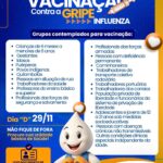 Iniciada a Campanha Nacional de Vacinação contra a Influenza em Lagoa da Confusão