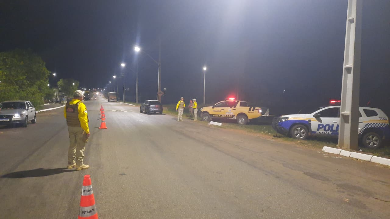 Operação Lei Seca em Gurupi resulta na prisão de quatro motoristas por embriaguez ao volante