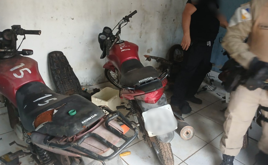 Polícia Civil apreende adolescentes e recupera motos furtadas do pátio da Delegacia em Lagoa da Confusão