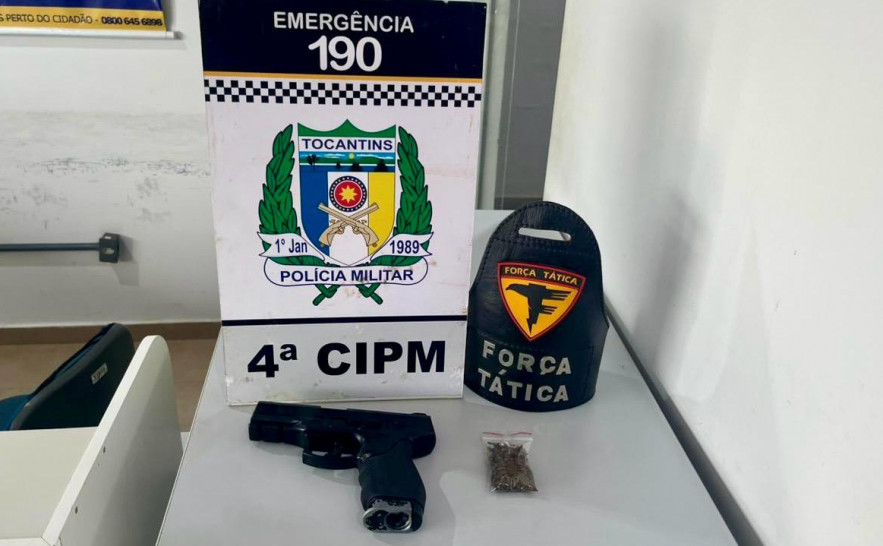 Polícia Militar frustra tentativa de roubo em Lagoa da Confusão e salva funcionária de comerciante