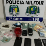 Polícia Militar prende suspeito por tráfico de drogas após denúncia anônima em Araguaçu