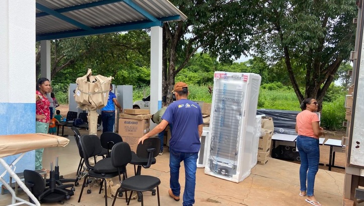 Secretaria de Saúde reforça estrutura da UBS Loroty com entrega de novos equipamentos em Lagoa da Confusão
