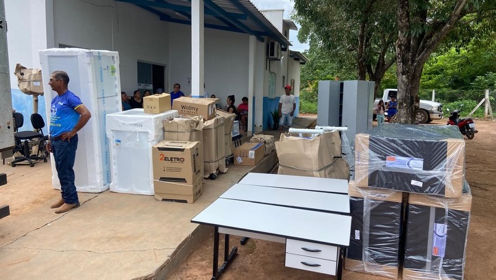 Secretaria de Saúde reforça estrutura da UBS Loroty com entrega de novos equipamentos em Lagoa da Confusão