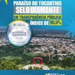 Paraíso do Tocantins conquista Selo Diamante e se destaca no Ranking Nacional de Transparência Pública