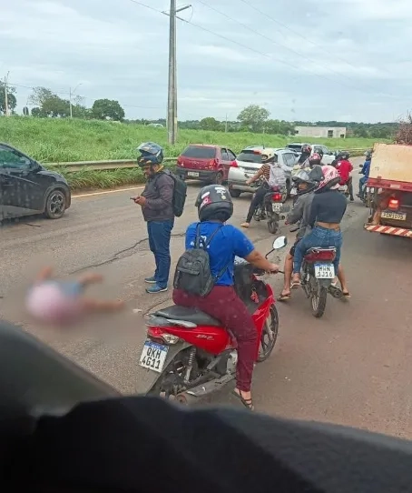 Homem morre após ser atropelado nas proximidades de Taquaralto, na BR-010, em Palmas