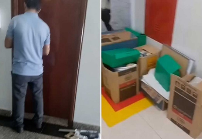Crise entre governador e o vice Laurez se agrava com esvaziamento e troca de fechadura de gabinete de vice no Palácio Araguaia