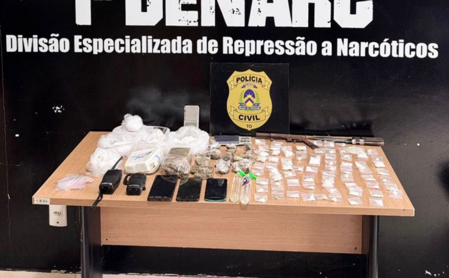 Denarc prende jovem de 22 anos e desarticula ponto de tráfico em Palmas
