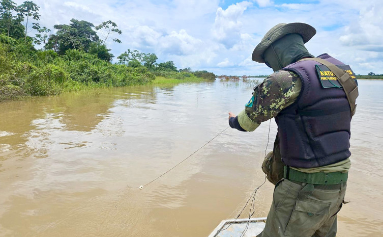 Operação Piracema apreende redes de pesca e reforça fiscalização ambiental no Tocantins
