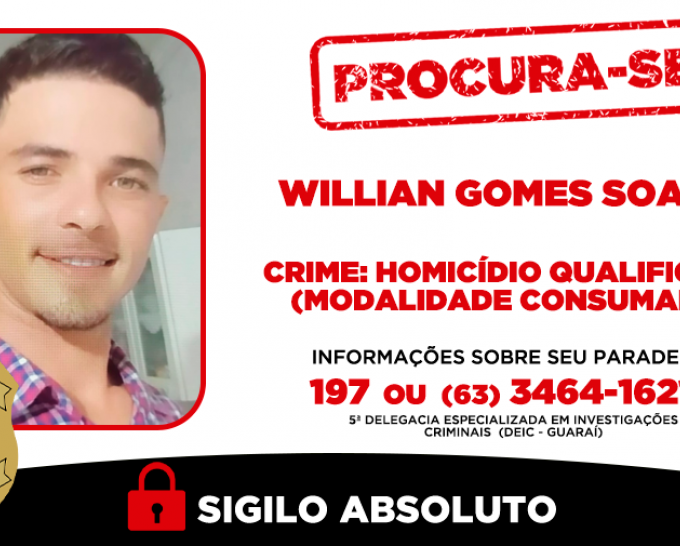 Polícia Civil procura suspeito de homicídio qualificado em Fortaleza do Tabocão