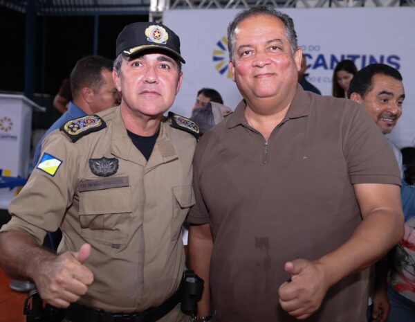 Eduardo Gomes destina R$ 10 milhões à PM e cumpre agenda com Wanderlei Barbosa no sul do estado
