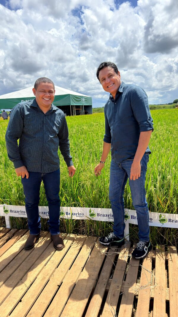 Deputado Nilton Franco participa da abertura oficial da colheita do arroz e destaca força do agro em Lagoa da Confusão