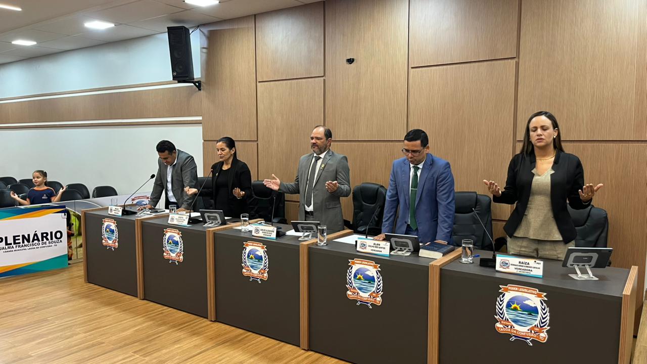 Câmara de Lagoa da Confusão realiza 11ª sessão ordinária e encaminha projetos para análise
