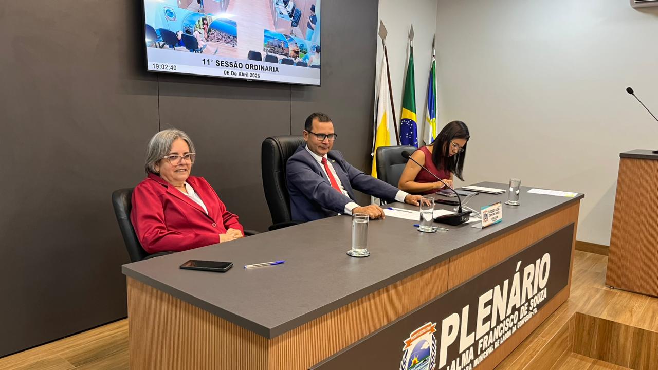 Câmara de Lagoa da Confusão realiza 11ª sessão ordinária e encaminha projetos para análise