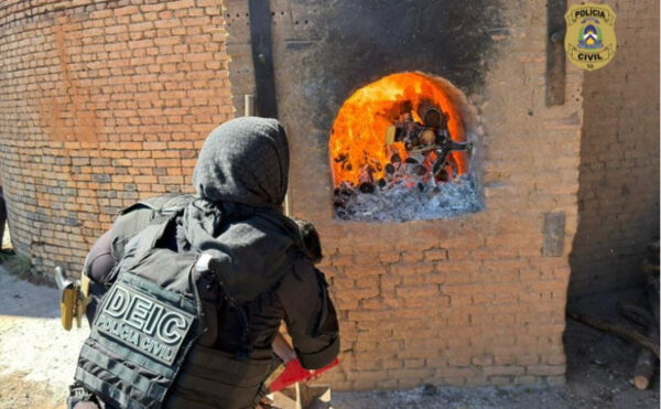 Polícia Civil incinera cerca de 60 kg de drogas apreendidas em Gurupi durante Operação Protetor