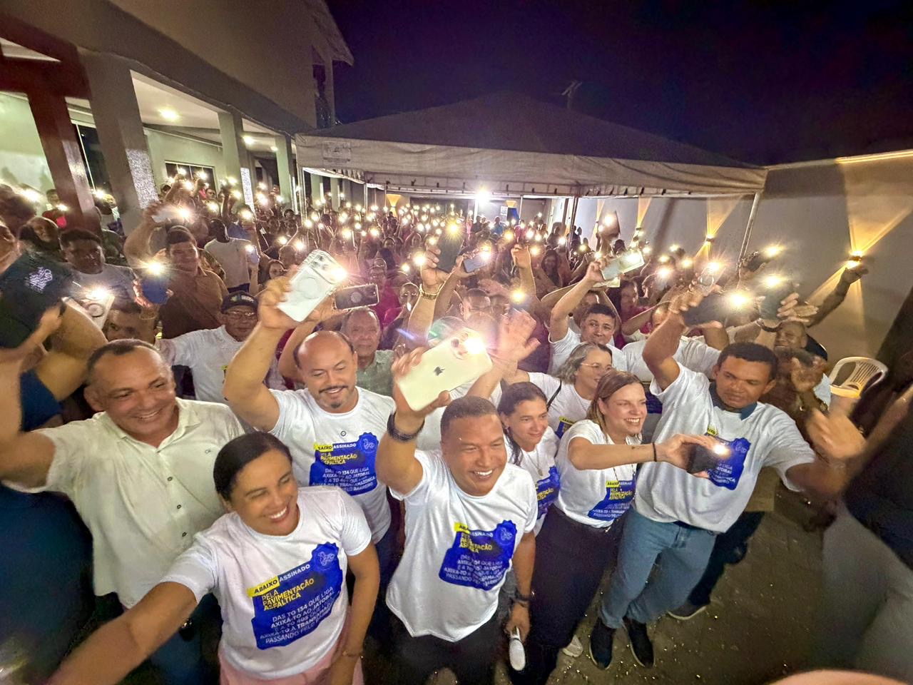 Prefeito Dr. Auri Wulange oficializa apoio a Sandoval Cardoso e deputada Cláudia Lelis em Axixá