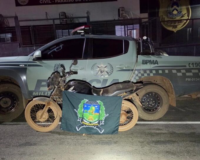 Polícia Militar recupera motocicleta com registro de furto e roubo em Paraíso do Tocantins