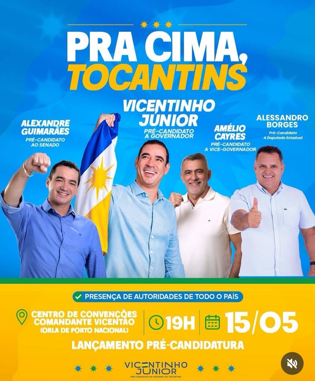 Alessandro Borges fortalece grupo político e lança pré-candidatura a deputado estadual ao lado de Vicentinho Júnior