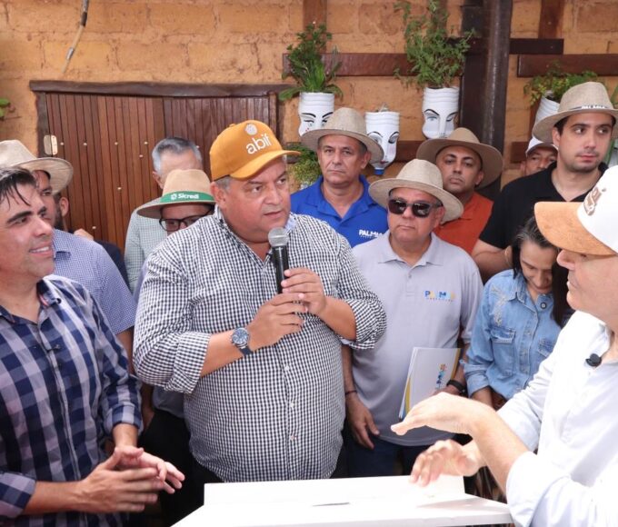 Senador Eduardo Gomes anuncia R$ 10 milhões para o setor produtivo de Palmas durante agenda na Agrotins 2026