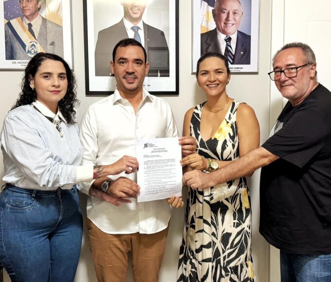 Vicentinho Júnior garante ao Sindjor-TO respeito e valorização dos jornalistas no Tocantins