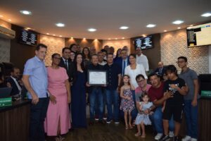 Câmara de Paraíso homenageia Osires Damaso com Moção de Aplausos
