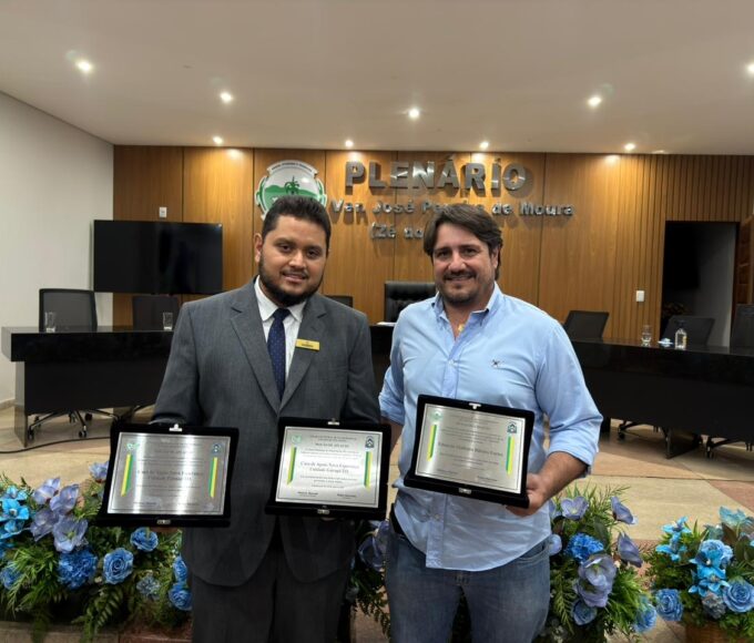 Câmara de Palmeirópolis homenageia Casa de Apoio Nova Esperança e concede Título de Cidadão Honorário a Eduardo Fortes