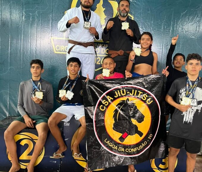 Equipe CSA Jiu-Jitsu conquista 11 medalhas e leva o nome de Lagoa da Confusão ao pódio em Natividade