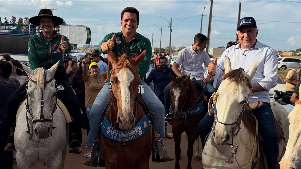 Deputado Gutierres Torquato participa da Cavalgada de Verão 2026 e é recebido por lideranças e moradores em Lagoa da Confusão